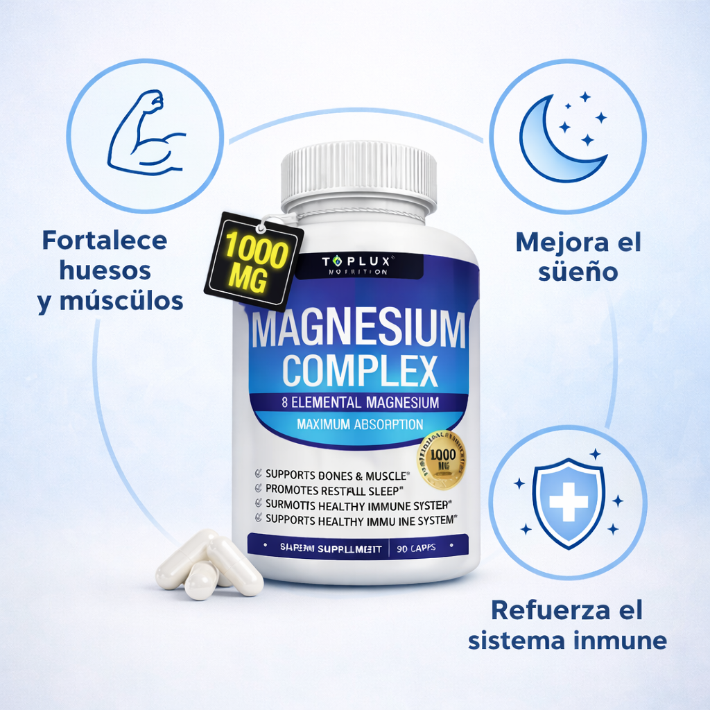 Magnesium Complex: Energía, descanso y fuerza diaria